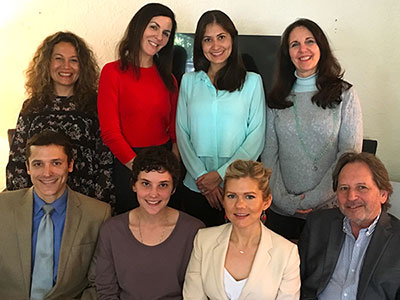 TM teachers in Los Angeles schools: Yanira Funes, Sara Costello, Angie Boulton, Lynn Kaplan, Preston Boulton, Kennidy Stood, Monica Sanny, Peter Trivelas